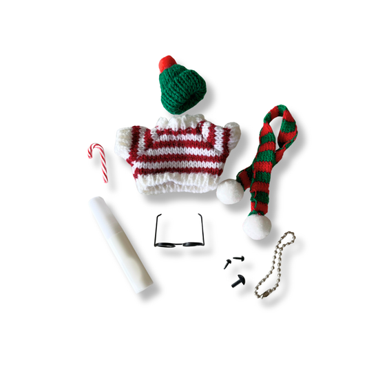 HOLIDAY BOY BEAR DIY KEYCHAIN KIT