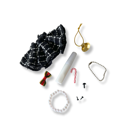 HOLIDAY FANCY MORU BEAR DIY KEYCHAIN KIT