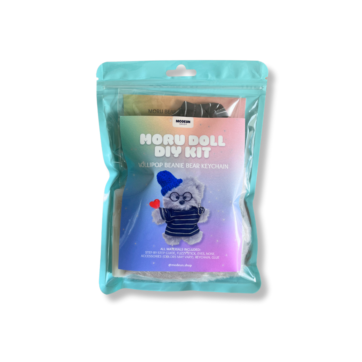 LOLLIPOP BEANIE BEAR DIY KEYCHAIN KIT