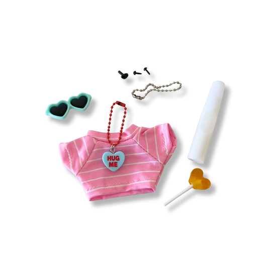CANDY HEART BEAR DIY KEYCHAIN KIT