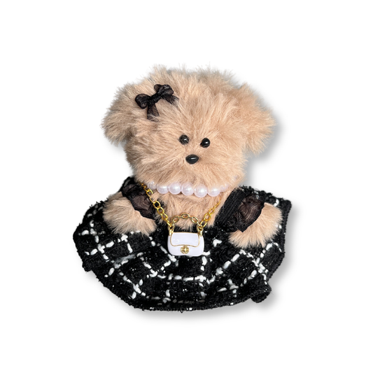 FANCY BLACK MORU DOG DIY KIT