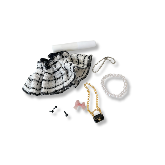 FANCY WHITE MORU DOG DIY KIT