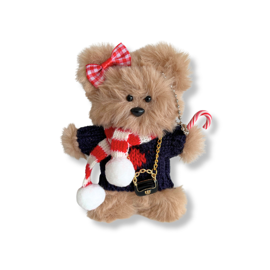 HOLIDAY GIRL BEAR DIY KEYCHAIN KIT