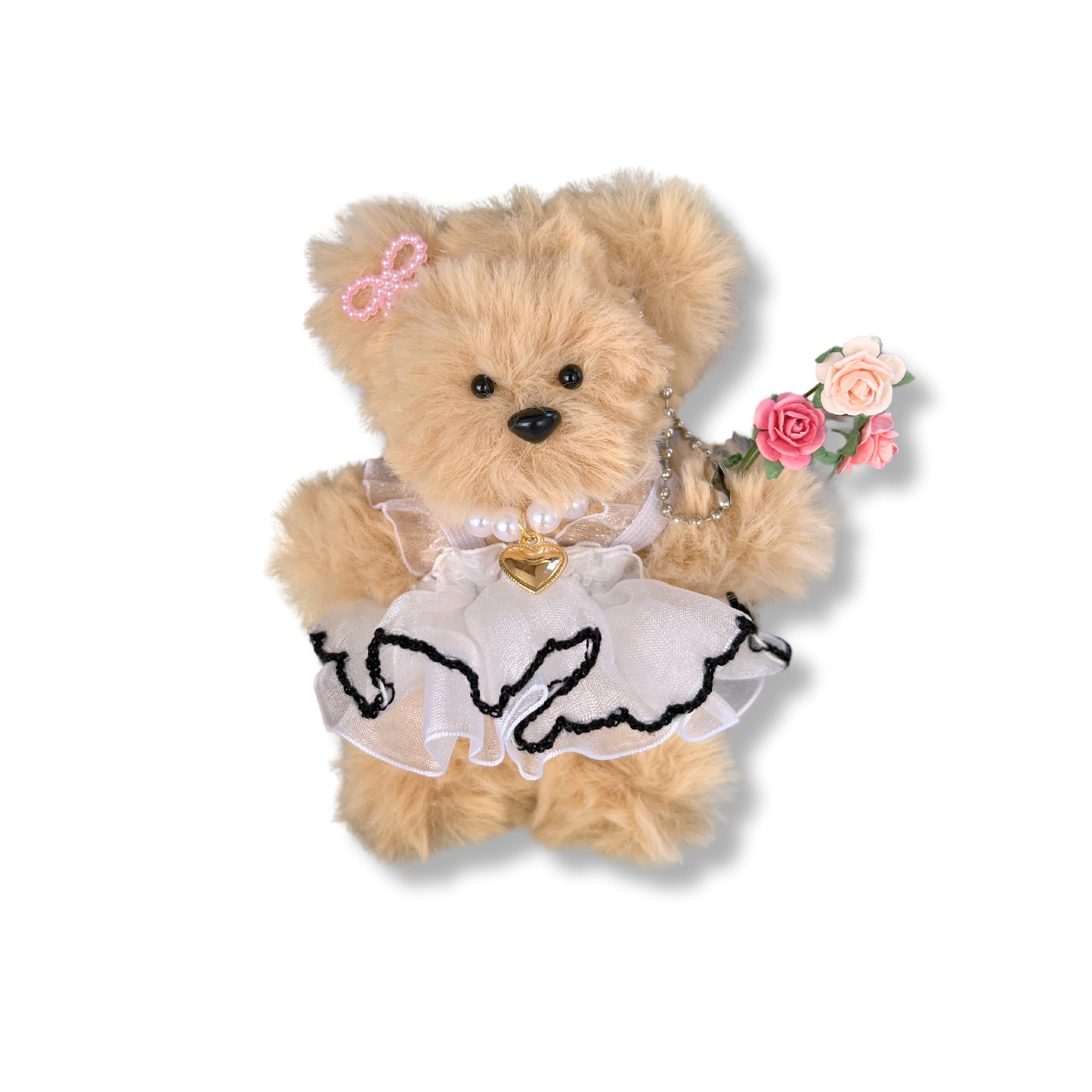 LOVELY FLORAL BEAR DIY KEYCHAIN KIT