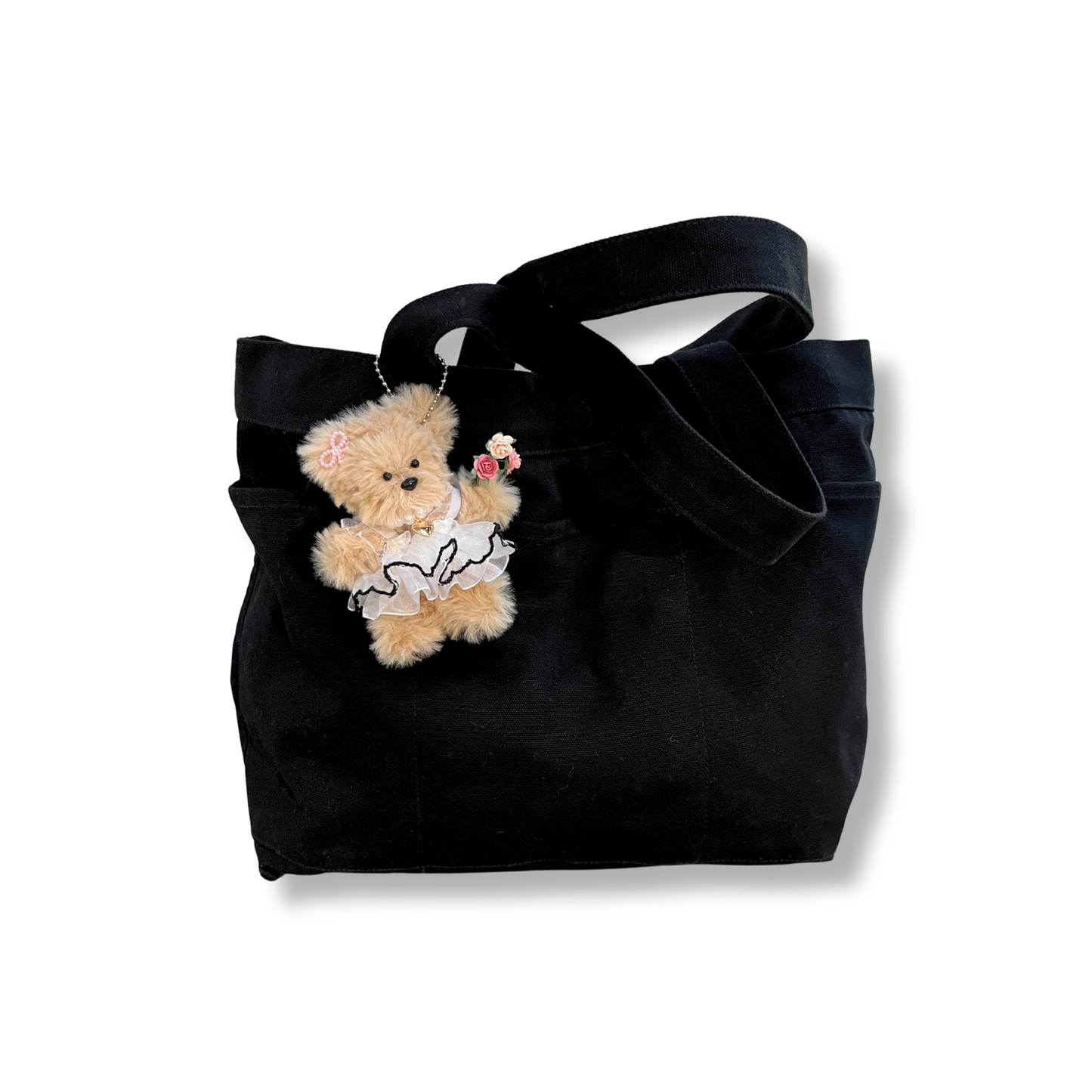 LOVELY FLORAL BEAR DIY KEYCHAIN KIT