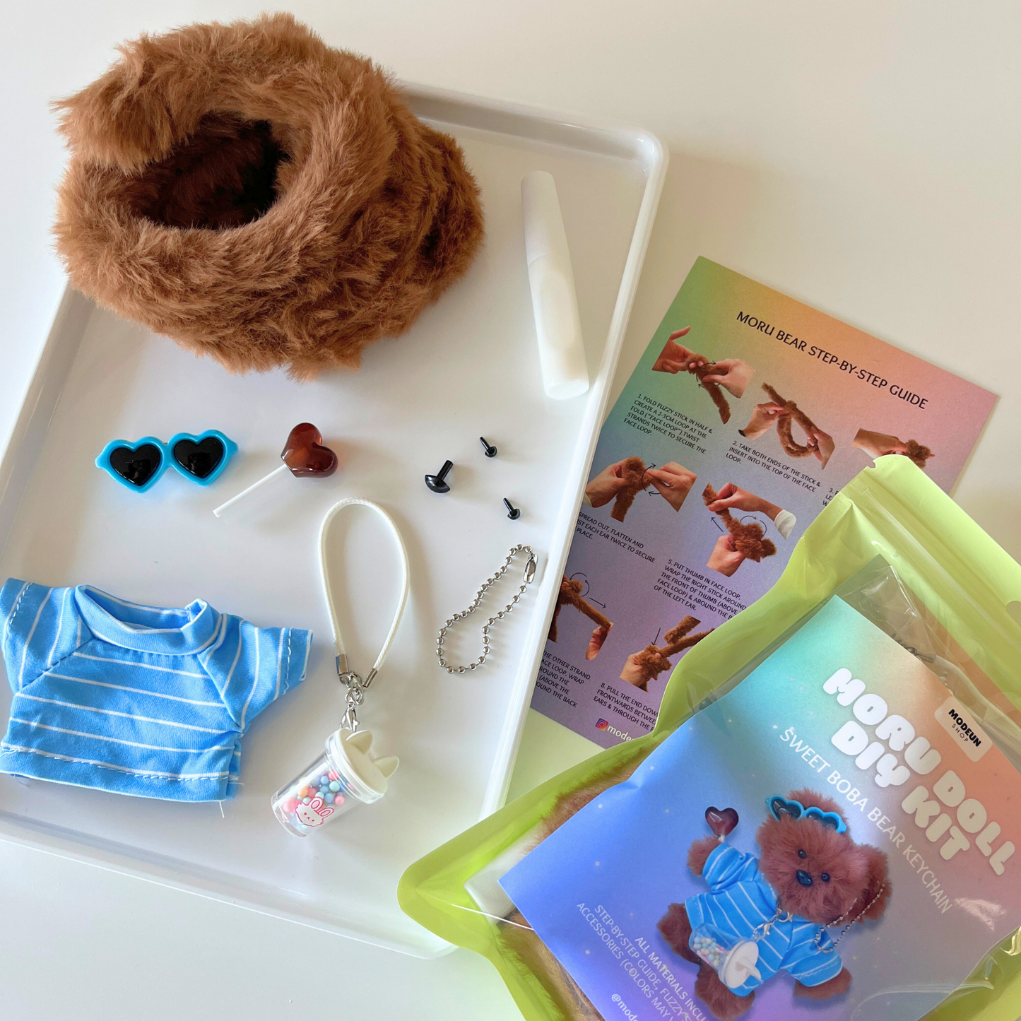 SWEET BOBA BEAR DIY KEYCHAIN KIT